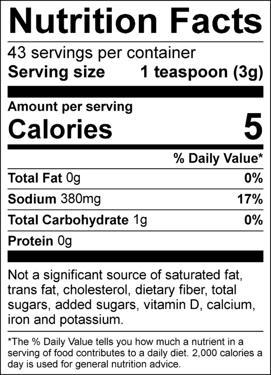 Blackened | Herb & Spice Blend | 4.5 oz