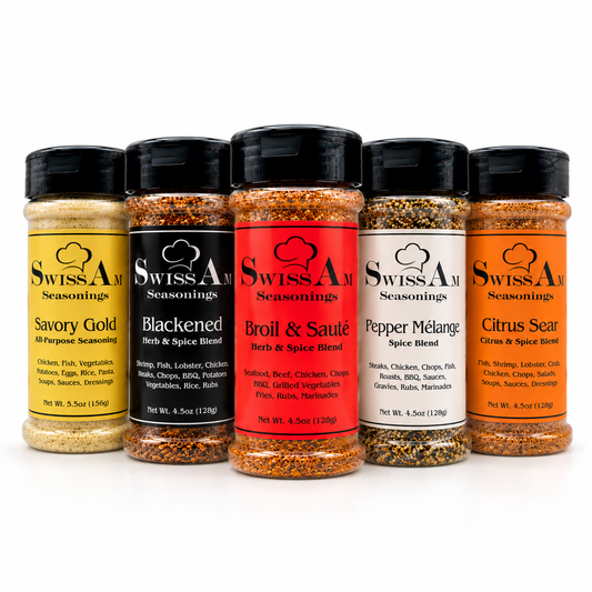 SwissAm Seasonings Complete Collection | 5-Pack Variety Set
